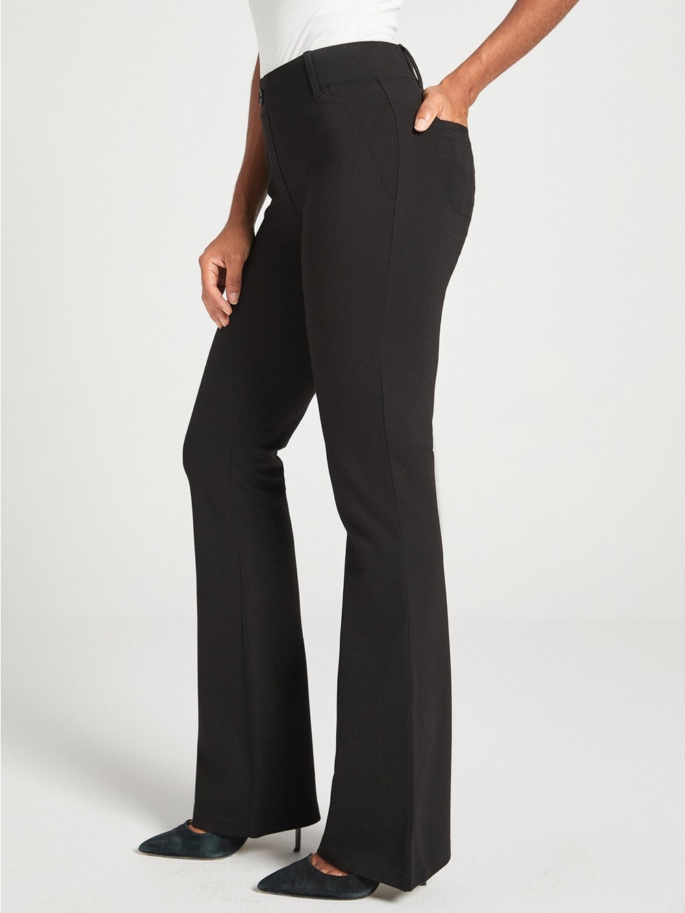 Betabrand DPYP Dress Pant Yoga Pant bootcut Sz M